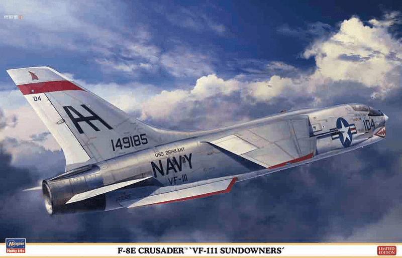1/48  F-8E CRUSADER "VF-111 SUNDOWNERS"