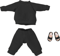 Nendoroid Doll Outfit Set: Sweatshirt and Sweatpants (Black) 3