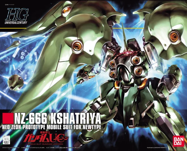 BANDAI HOBBY HGUC 1/144 #99 Kshatriya - Mobile Suit Gundam Unicorn / Narrative