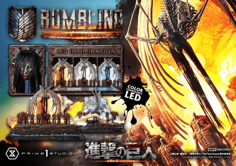Prime 1 Studio Ultimate Diorama Masterline TV animation Attack on Titan The Rumbling - Attack on Titan
