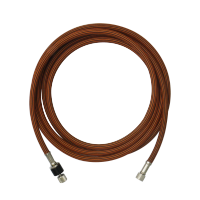 2.5M BLACK & ORANGE BRAIDED HOSE 1/8”PS x 1/8”PS WITH SWIVEL JOINT 1