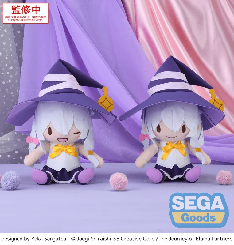 SEGA fuwa petit "Wandering Witch: The Journey of Elaina" M Plush "Elaina" - Wandering Witch: The Journey of Elaina