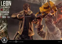 Prime 1 Studio Ultimate Premium Masterline Resident Evil 4 Leon S. Kennedy versus Chainsaw Villager Bonus Version - Video Games - photo 3