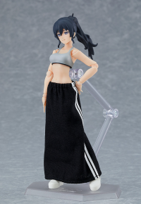 figma Female Body (Makoto) with Tracksuit + Tracksuit Skirt Outfit 10