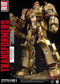 Premium Masterline Transformers: Generation 1 Megatron Gold Version 8