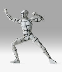 BODY-KUN-Sports- Edition-WIRE FRAME- (Gray Color Ver.) "BODY-KUN/BODY-CHAN", TAMASHII NATIONS S.H.Figuarts 6