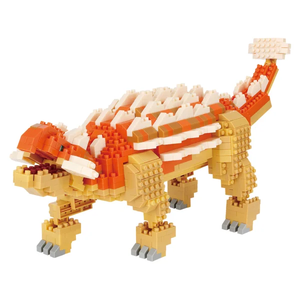 Kawada Dinosaur Deluxe Edition Ankylosaurus, "Dinosaur", Nanoblock Advanced Hobby Series (Box/6) - Art & Display
