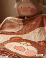 LuLu the Piggy - Teddy LuLu Hand Warmer Cushion + Blanket 5