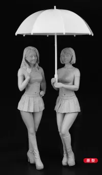 Hasegawa [FC09] 1:24 PADDOCK GIRLS FIGURE (Two kits in the box) - Scale Kits - photo 4