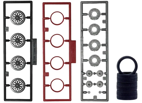 Fujimi [Wheel-13] 1/24 BBS Wheel 17inch - Kit Accessories