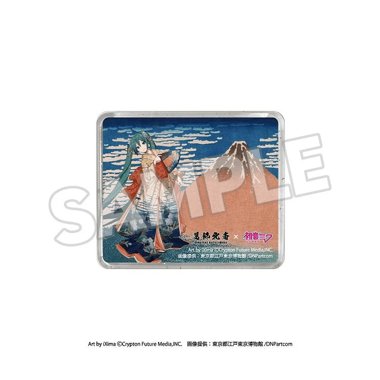 Presence CO., LTD. 3D Magnet: Thirty-six Views of Mount Fuji Fine Wind, Clear Morning - Hatsune Miku