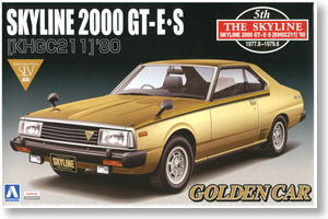1/24 SKYLINE 2000 GT-E/S GOLDEN CAR (KHGC211) 80