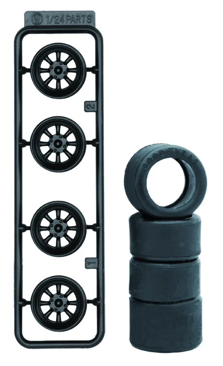 Fujimi [Wheel-05] 1/24 Reacing 8-Spoke Wheel 15inch - Kit Accessories