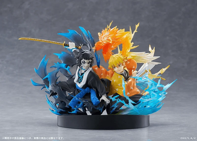 ANIPLEX Demon Slayer: Kimetsu no Yaiba Zenitsu Agatsuma & Kaigaku Non-Scale Figure - Demon Slayer: Kimetsu no Yaiba
