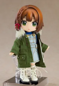 GOOD SMILE COMPANY Nendoroid Doll Warm Clothing Set: Boots &amp; Mod Coat (Khaki Green) - Figure Accessories - photo 4