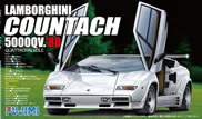 Fujimi 1/24 Lamborghini Countach 5000S Quattro Valvole 88 - Scale Kits