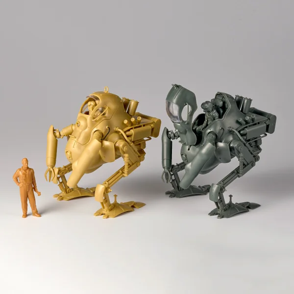 KAIYODO Maschinen Krieger. KANGAROO (Set of two) & Mechanic - Maschinen Krieger