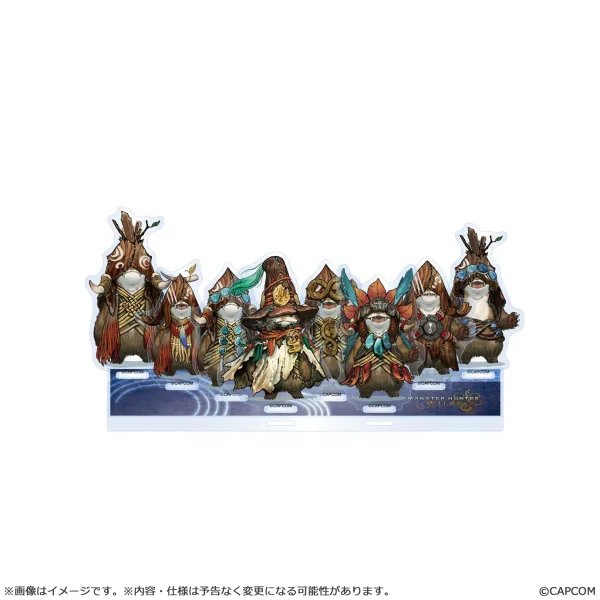 CAPCOM Monster Hunter Wilds acrylic stand Rove set - Monster Hunter