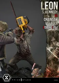 Prime 1 Studio Ultimate Premium Masterline Resident Evil 4 Leon S. Kennedy versus Chainsaw Villager - Video Games - photo 6