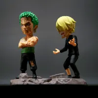BANDAI Roronoa Zoro & Sanji "…NOTHING...AT ALL!!!!"  "One Piece", Banpresto World Collectable Figure Log Stories - ONE PIECE - photo 5