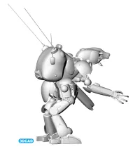 Hasegawa 1/20  Moon Type Humanoid Unmanned Interceptor Großer Hund "LUNA HUND" - Maschinen Krieger - photo 7