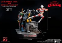 Star Ace ULTRAMAN 60TH ANNIVERSARY  Ultraman Jack vs Zetton II & Alien Bat Battle scene diorama resin statue - Ultraman - photo 2