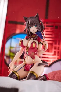 Pink-Cat Kuroneko - China dress cat - photo 4