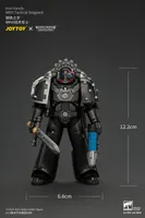 JOYTOY Iron Hands MkVI Tactical Sergeant with Bolter, Plasma Pistol & Power sword - Warhammer 40K - photo 7