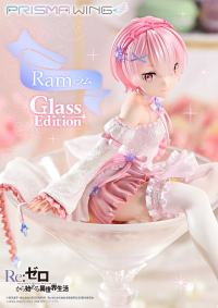 PRISMA WING Re:ZERO -Starting Life in Another World- Ram Glass Edition 1/7 Scale Pre-Painted Figure 16