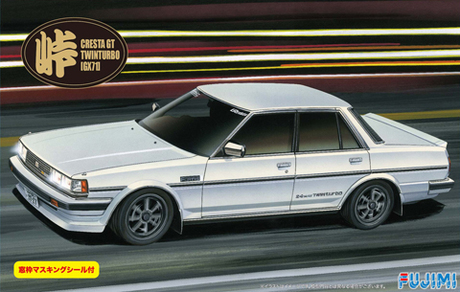 [Tohge-14] 1/24 Toyota Cresta GT Twin Turbo GX71 w/Window Frame Masking