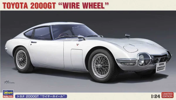 Hasegawa 1/24  TOYOTA 2000GT "WIRE WHEEL" - Scale Kits