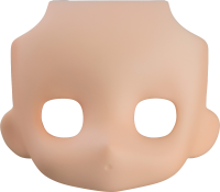 Nendoroid Doll Customizable Face Plate - Narrowed Eyes: Without Makeup (Peach) 3