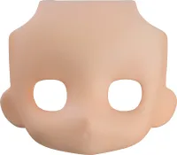 GOOD SMILE COMPANY Nendoroid Doll Customizable Face Plate - Narrowed Eyes: Without Makeup (Peach) - Figure Accessories - photo 3