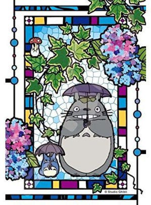126-AC61 Totoro and Hydrangea "My Neighbor Totoro" (Box/6), Ensky Petite Artcrystal Puzzle