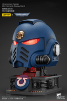 Ultramarines Captain MkX Helmet & Display Stand 14