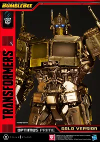 Prime 1 Studio Museum Masterline Transformers: Bumblebee (Film) Optimus Prime Cybertron Edition Gold Version - Transformers - photo 5
