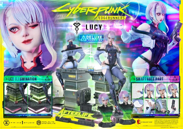 Prime 1 Studio Real Elite Masterline Cyberpunk: Edgerunners Lucy Deluxe Version - Cyberpunk: Edgerunners