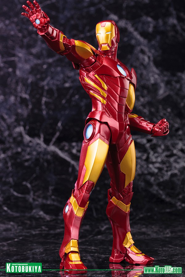 MARVEL COMICS IRON MAN MARVEL NOW RED COLOR VARIANT ARTFX+ STATUE