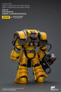 JOYTOY Imperial Fists Legion Cataphractii Terminator Squad Legion Cataphractii with Heavy Flamer - Warhammer 40K - photo 6