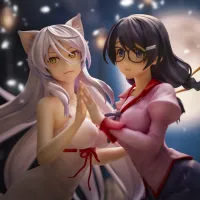 Union Creative "Nekomonogatari" Tsubasa Hanekawa Set of 2 Complete Figure - Monogatari Series - photo 4