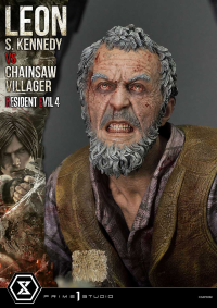 Ultimate Premium Masterline Resident Evil 4 Leon S. Kennedy versus Chainsaw Villager 44