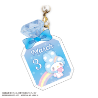 My melody Bithday PUKKURI Clear key holder 15