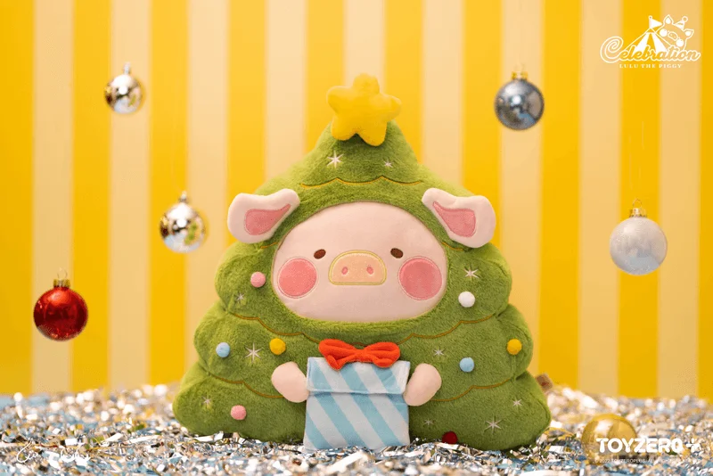 TOYZEROPLUS LuLu The Piggy Christmasland - 40cm Plush Cushion - LuLu The Piggy