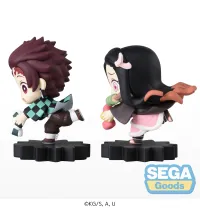 SEGA mOH!ment Anime "Demon Slayer: Kimetsu no Yaiba" Mini Figure Vol.1 (EX) [Pack of 2: 1 Tanjiro, 1 Nezuko] - Demon Slayer: Kimetsu no Yaiba - photo 3