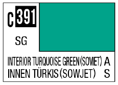 C391 Interior Turquoise Green (Soviet) [Soviet aircraft cockpit]