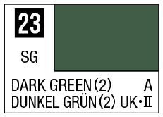 Mr. Color 23 - Dark Green (2) (Semi-Gloss/Aircraft)