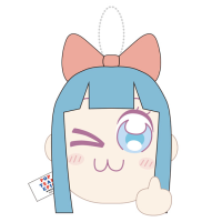 Pop Team Epic Buruburu Plushie Keychain Pipimi 1
