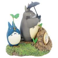 Totoro Dondoko Dance Statue Desk Clock 6