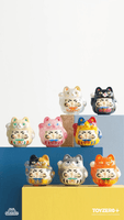 PP X MONSTER Sparkle Lucky Kitten Daruma Blind Box 95