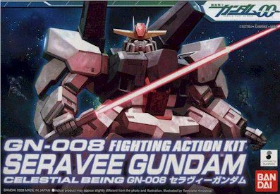 BANDAI HOBBY Fighting Action Kit - Seravee Gundam - Mobile Suit Gundam 00